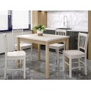 Стол обеденный SIGNAL ADAM кашемир/дуб кремона 120/68